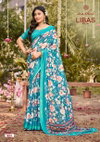 Libas Vol 9 By Kashvi Dull Moss Wholesale Daily Wear Saree Suppliers In Mumbai
